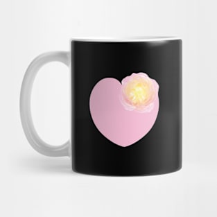 A Heart of Pink Roses Mug